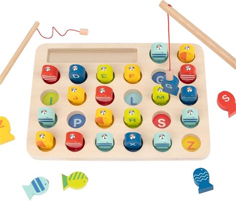 wonder co wooden fishing game|Wooden Magnetic Fishing Game, Fine Motor Skill Toy ABC .